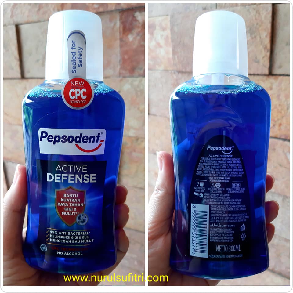 Pepsodent Active Defense Mouthwash Terbukti In Vitro Lawan Virus Corona Kurangi SARS-CoV-2 Nurul Sufitri Travel Health Lifestyle Blog Review