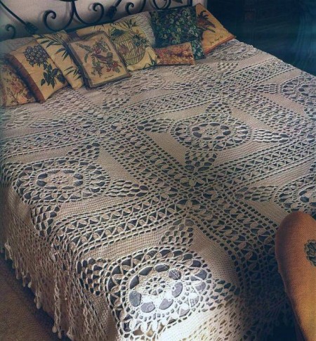 Crochet Patterns For Free Crochet Bedspread 1715