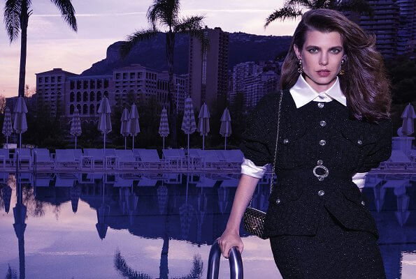Charlotte Casiraghi took part in the first photo shoot of the Spring Summer 2021 advertising campaign of Chanel. Princess Caroline of Monaco