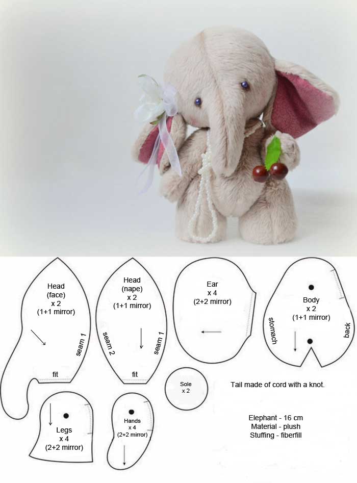 plush doll pattern free