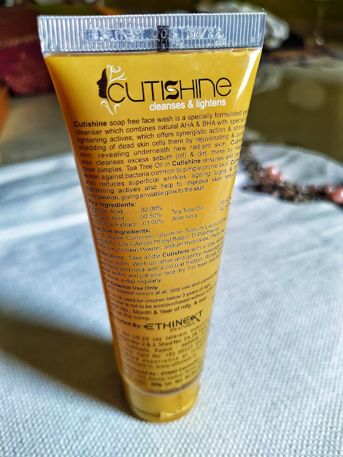 cutishine face wash