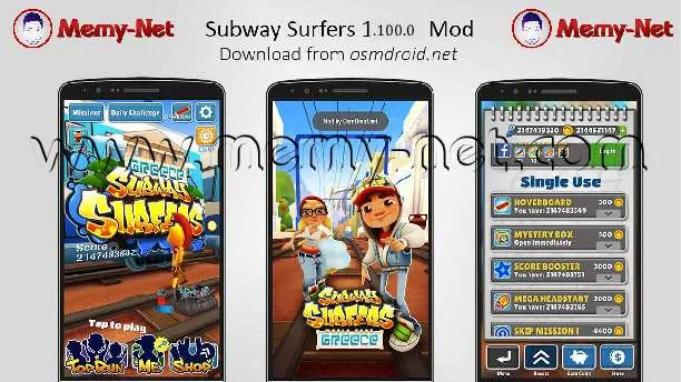 Download Subway Surfers (MOD, Unlimited Coins/Key) free on android