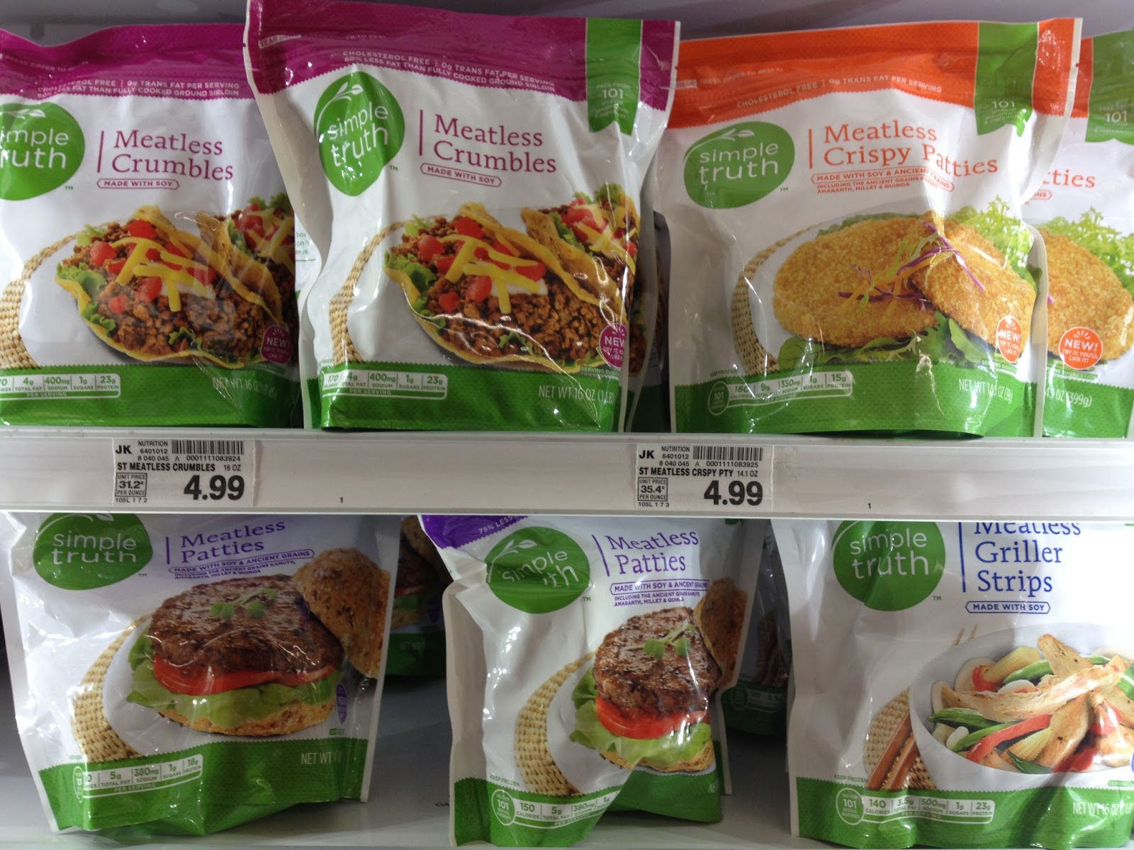 Passionate Vegan Personal Chef New vegan Meatless Products at Kroger