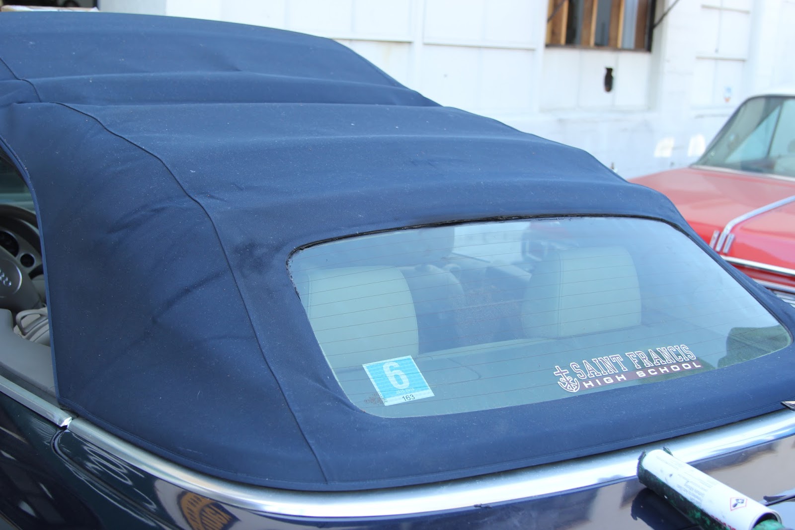 Cooks Upholstery and Classic Restoration Audi A4 Convertible Top Rear