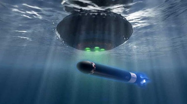 Piloto da Marinha dos EUA confessa: "durante a recuperação de aeronaves-alvo BQM e torpedos submarinos, vimos um OVNI (OSNI) no fundo do mar"
