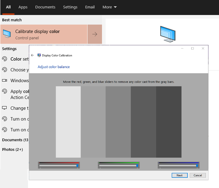 Fix Monitor tiene un tinte amarillo en la pantalla