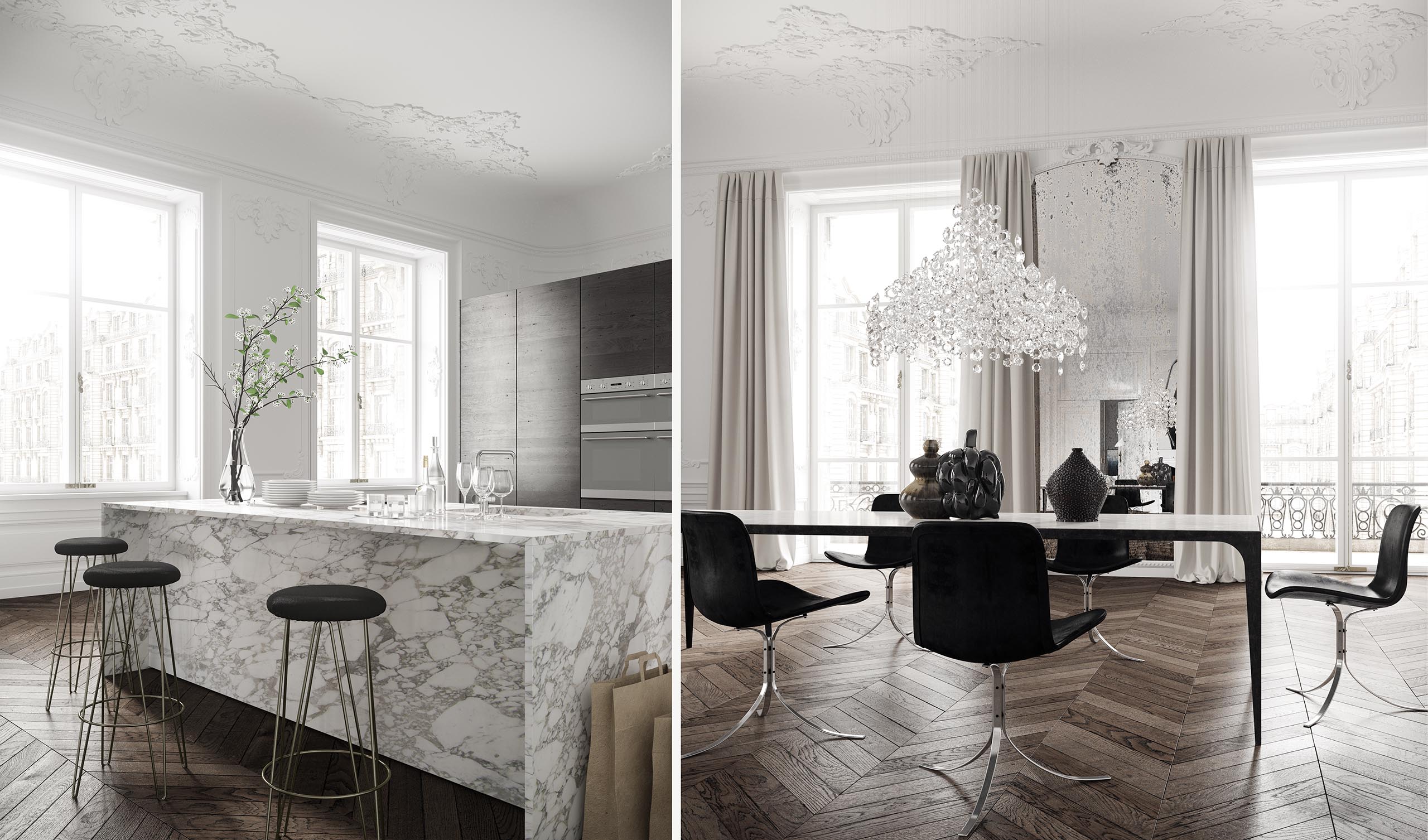 Décor: A Dream Classical Apartment by Jessica Vedel