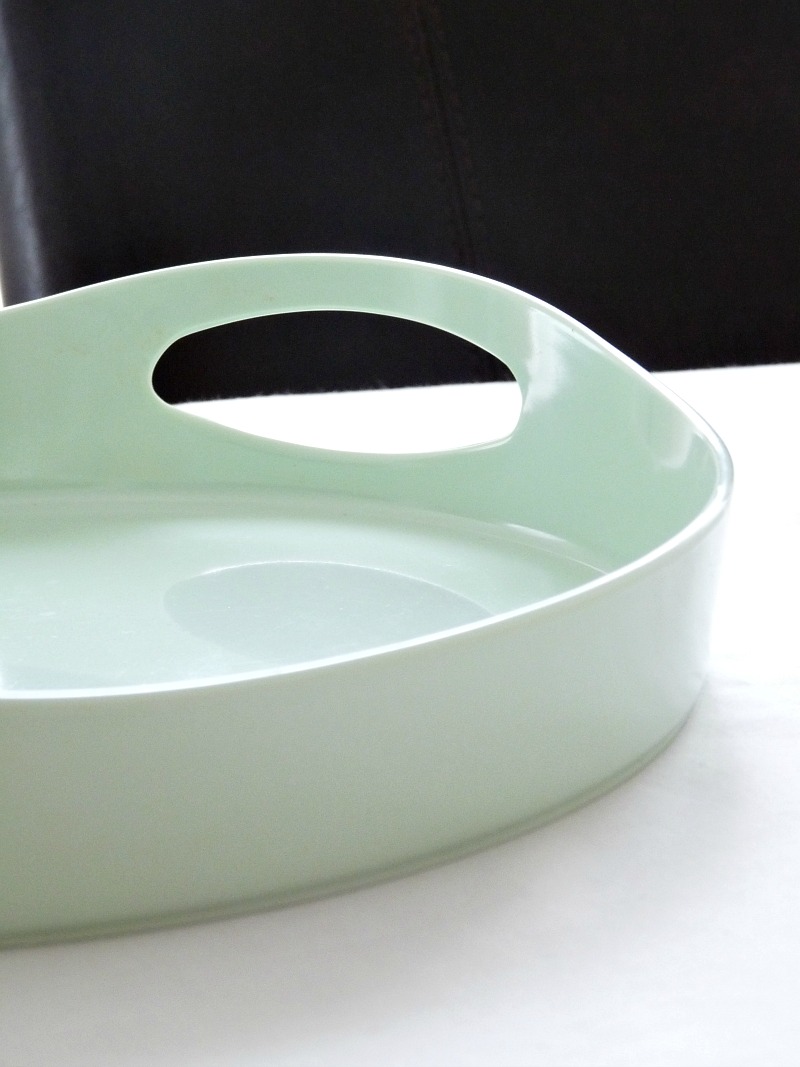 Mint melamine tray Mint melamine tray