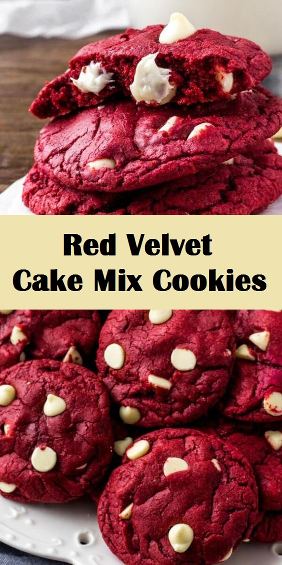 Red Velvet Cake Mix Cookies Red Velvet Cake Mix Cookies