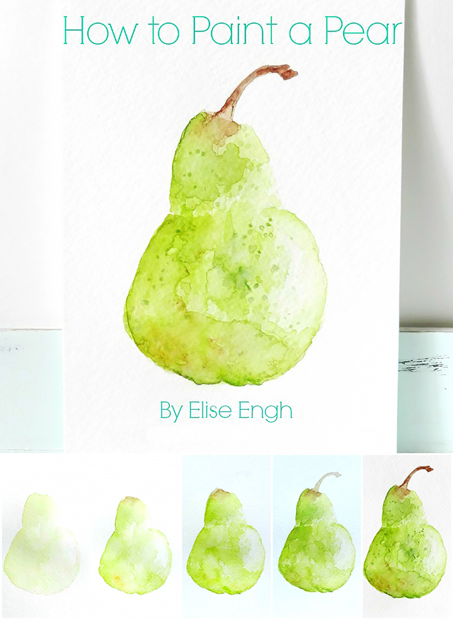 Elise Engh Studios How To Watercolor Still Life