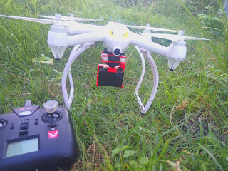 Drone kuat angkat action cam
