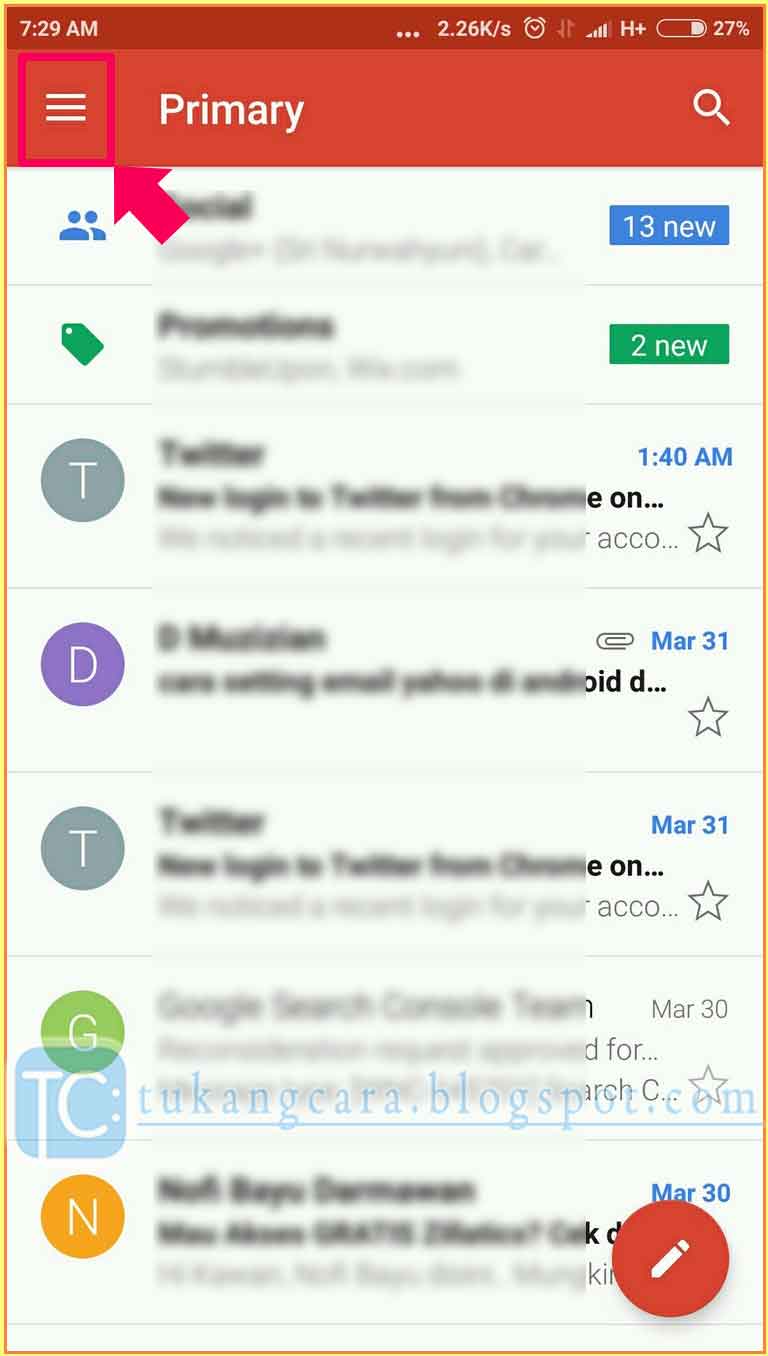 Cara Buka Email Gmail Lewat HP Android Dengan Google Mail App