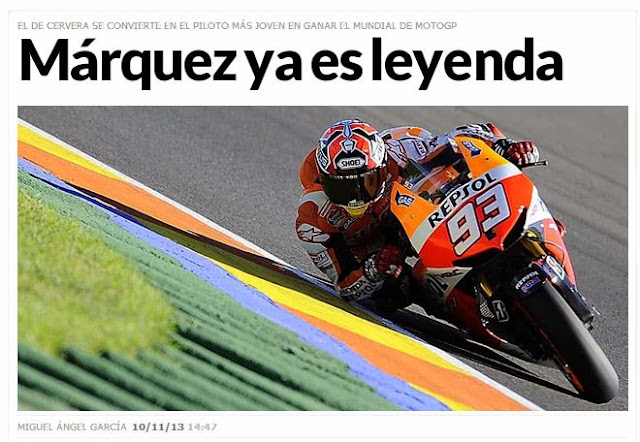 Marc Márquez gana su primer mundial de MotoGP