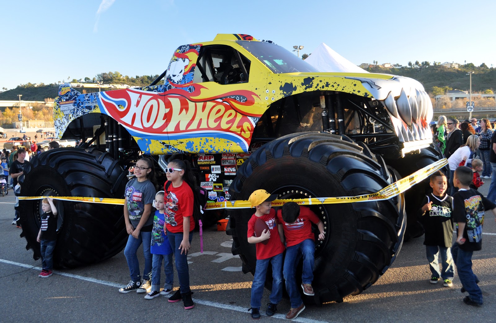 Just A Car Guy Monster Jam San Diego 2013 in the "Pit Party" area that