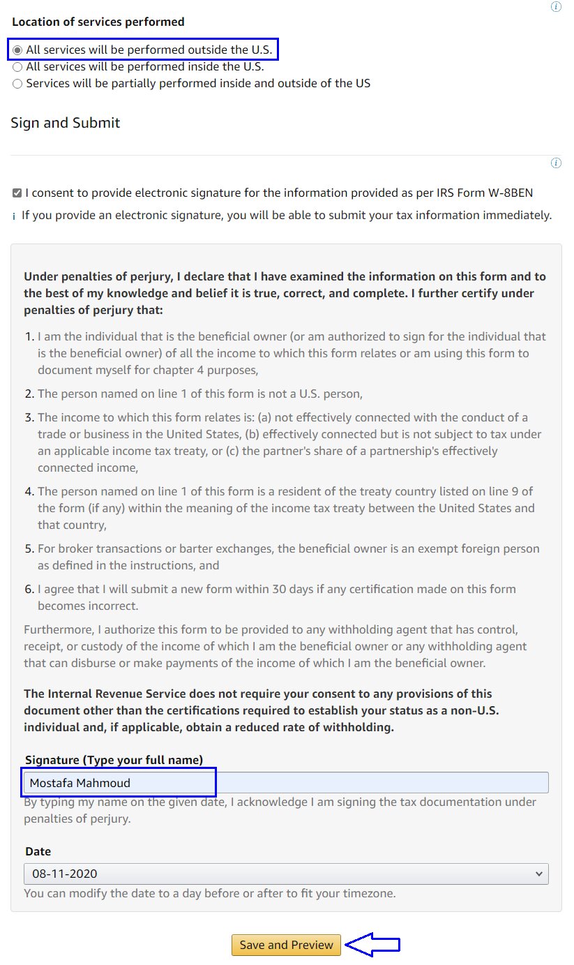 كيفية التسجيل في موقع أمازون للتسويق بالعمولة (أفليت) خطوة بخطوة