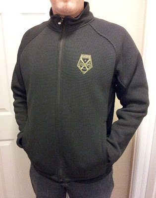 XCOM jacket with insignia patch