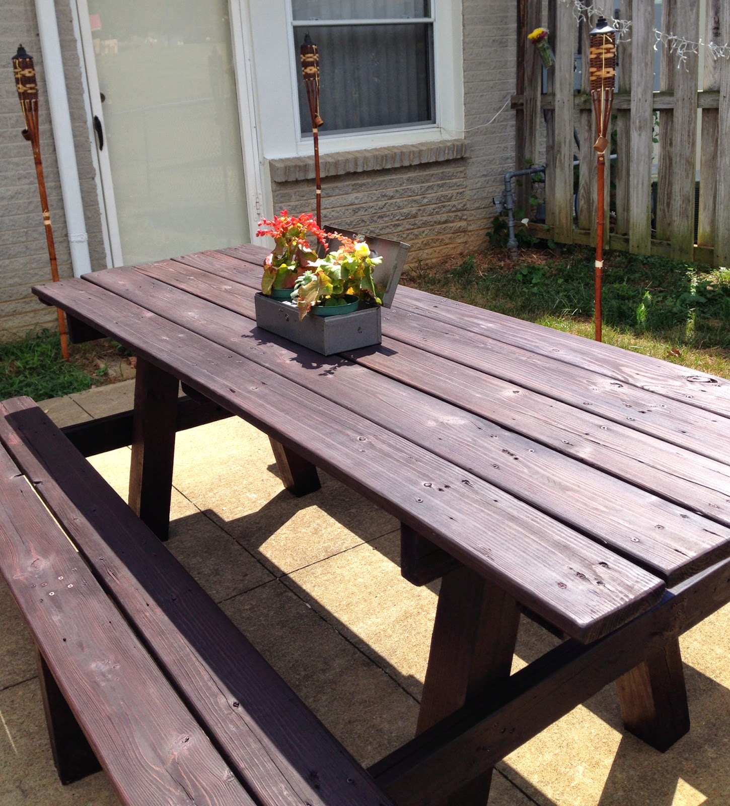 Graceful Imperfections EASY PICNIC TABLE MAKEOVER