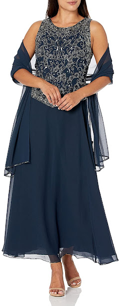 Navy Blue Mother of The Groom/Bride Dresses
