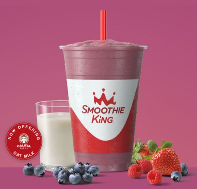 Smoothie King Blends New Vegan Mixed Berry Smoothie | Brand Eating