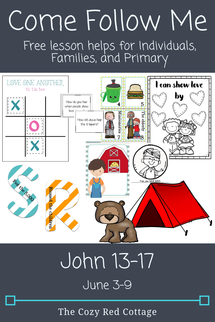 The Cozy Red Cottage Come Follow Me John 13 17 June 3 9