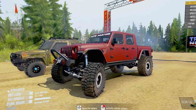 Mod Jeep Gladiator v2 Spintires Untuk Mudrunner