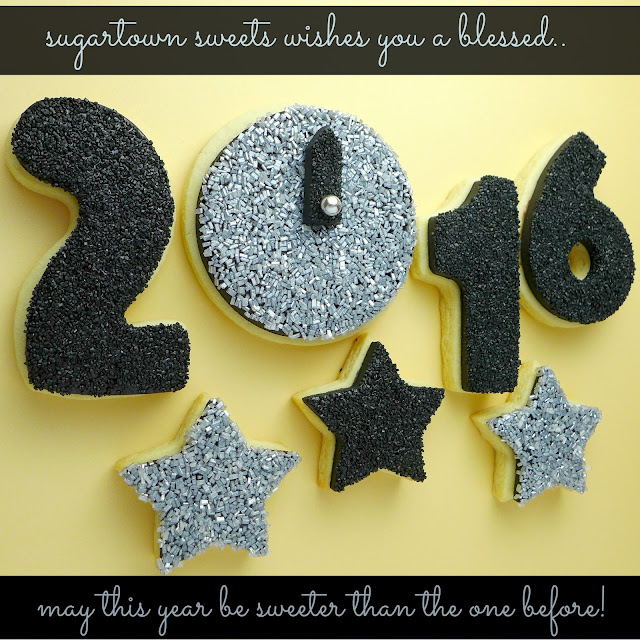 New year cookies Sugartown Sweets: Happy New Year Cookies!