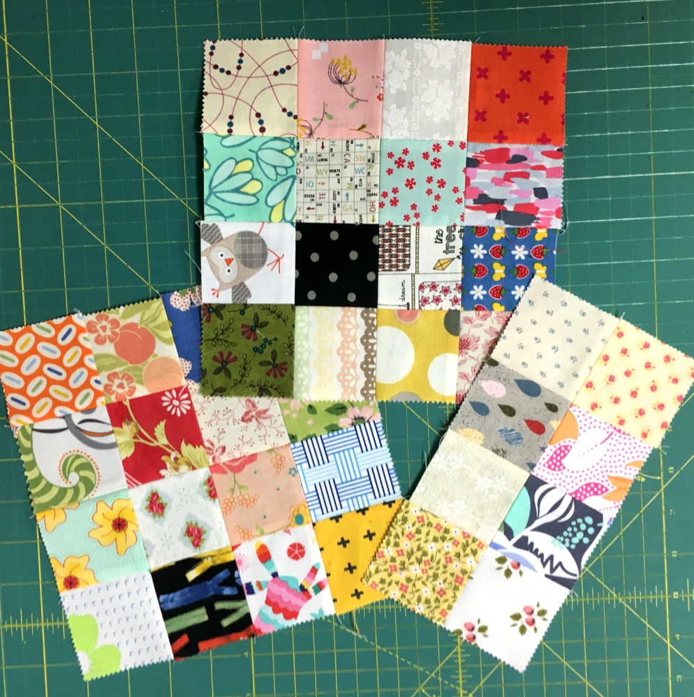 Happy Quilting Stamp Collecting Quilt