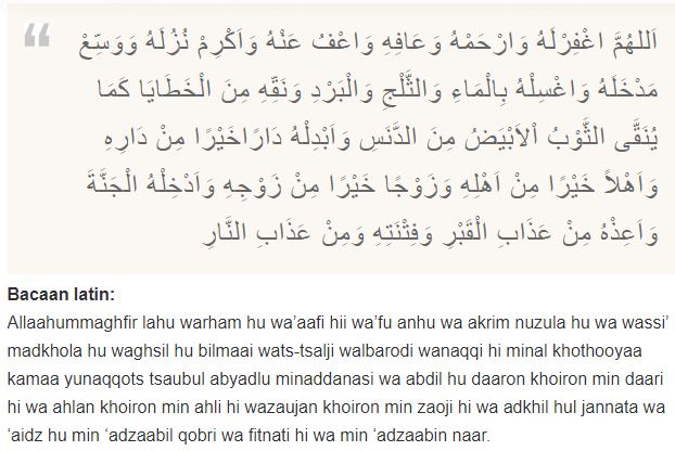 Doa untuk Orang Meninggal (lakilaki dan Perempuan ) dan