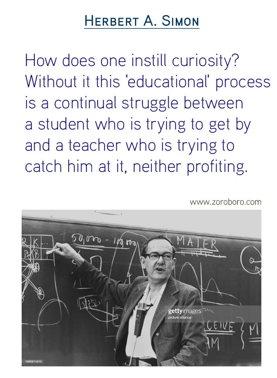 Herbert A. Simon Quotes. Artificial-intelligence Quotes, Psychology, Science Quotes, Simplicity Quotes, Attention Quotes, and Information Quotes, (economist) Herbert Simon Inspirational Quotes