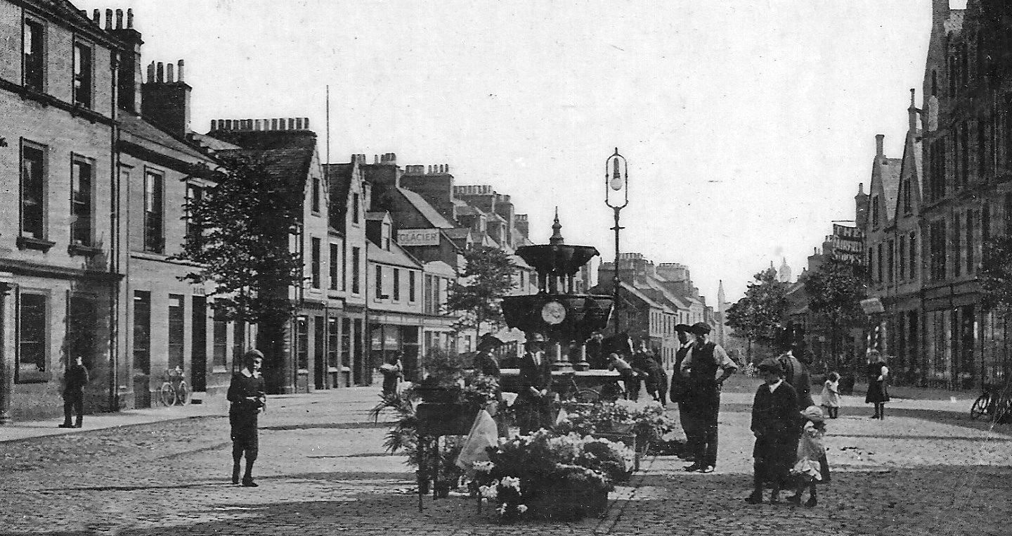 Tour Scotland Old Photograph Fountain Market Street St Andrews Fife