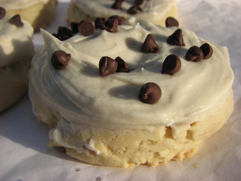 Heidi Bakes Soft Sugar Cookies with Cookie Dough Frosting