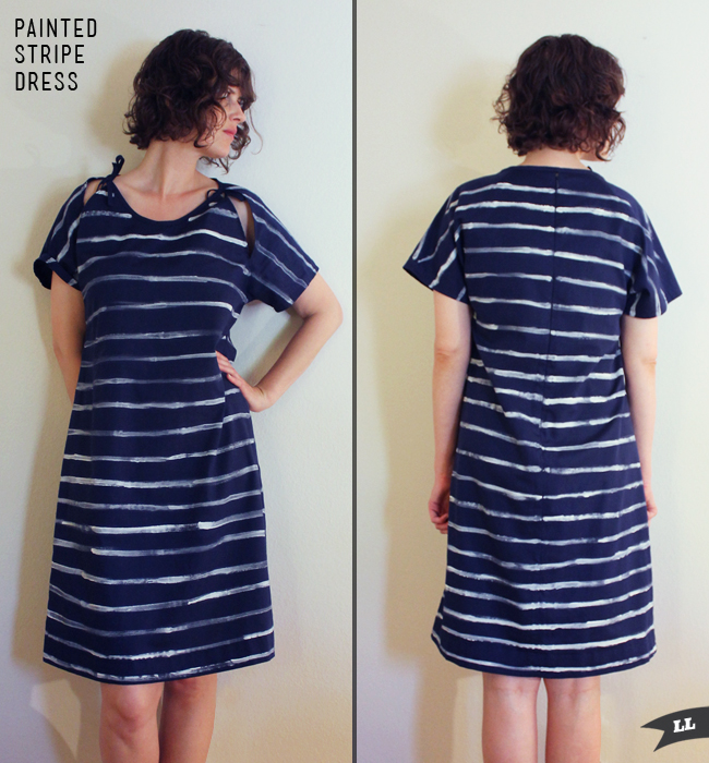 Lula Louise: Summer Sewing #6 – Painted Stripe Dress
