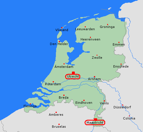 Mapa Països Baixos Holanda