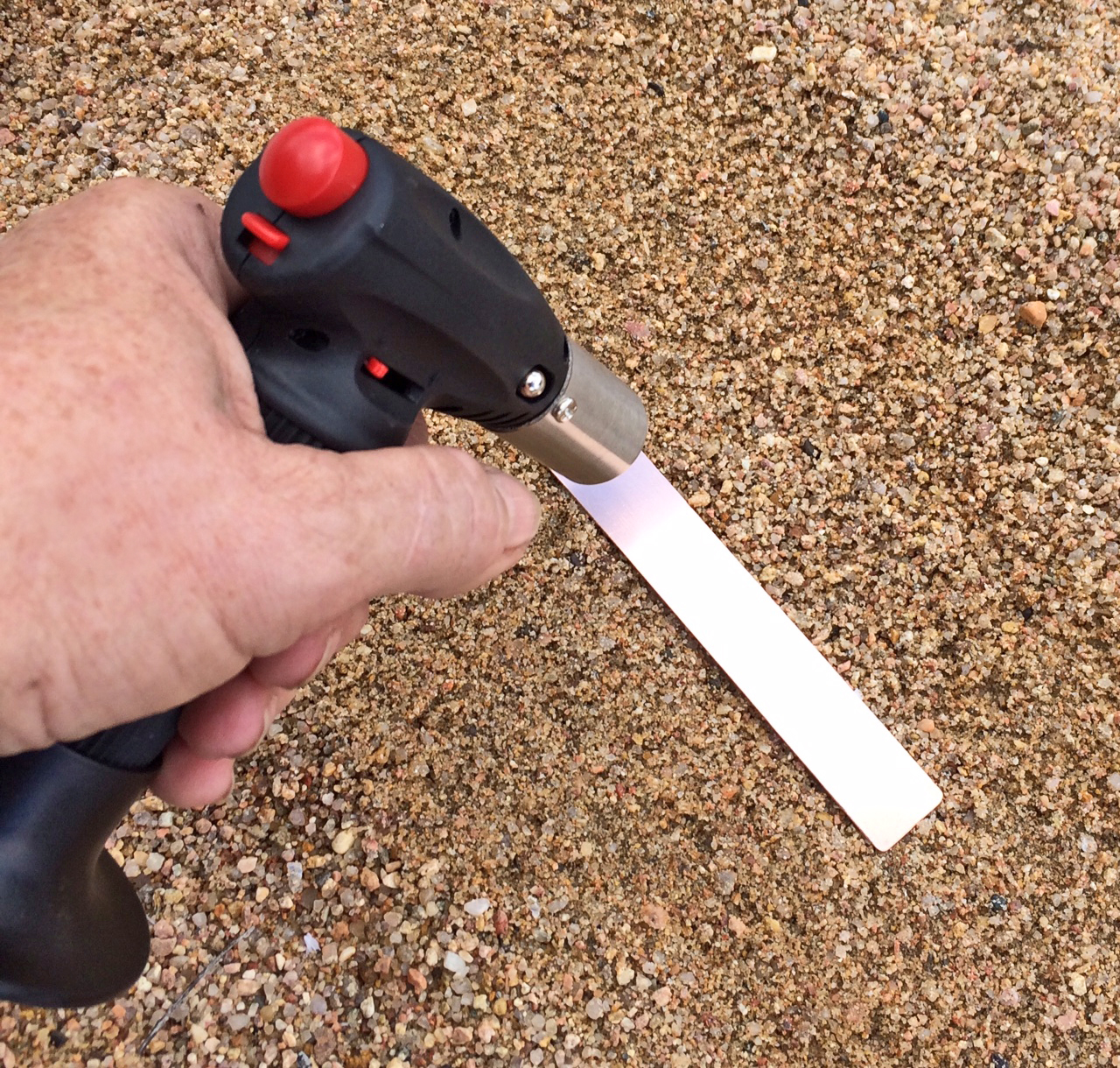 DIY Copper Bookmark Painting With Fire