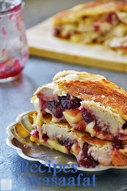 Turkey Grilled Cheese with Cranberry and Brie