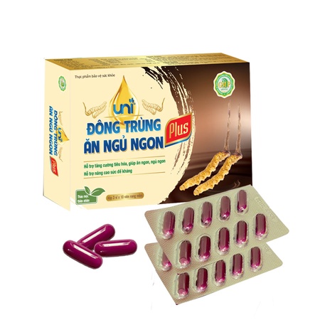 ĐÔNG TRÙNG ĂN NGỦ NGON PLUS – UNI PHARMA