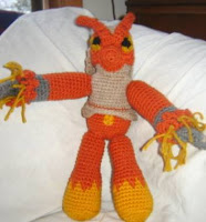 PATRON GRATIS POKEMON BLAZIKEN LOOK-ALKE AMIGURUMI 597