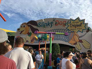 Slinky Dog Dash Queue Line Building Disney World