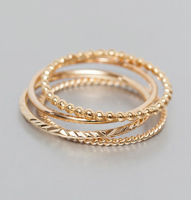 Layered rings designs