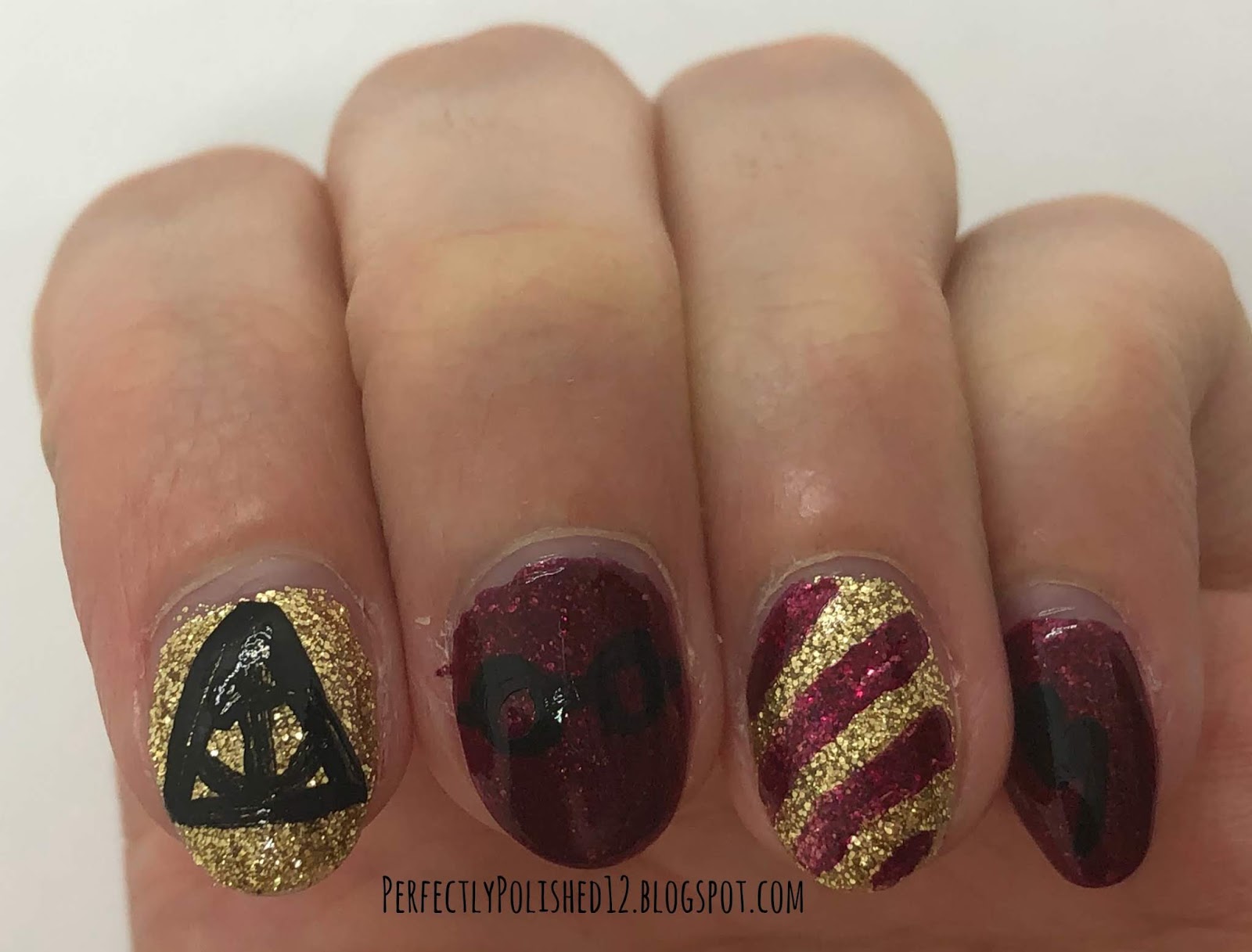 Harry Potter Nail Art Tutorial - YouTube - wide 6