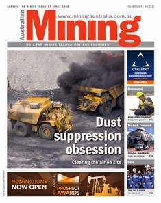 Australian Mining - May 2012 | ISSN 0004-976X | TRUE PDF | Mensile | Professionisti | Impianti | Lavoro | Distribuzione
Established in 1908, Australian Mining magazine keeps you informed on the latest news and innovation in the industry.