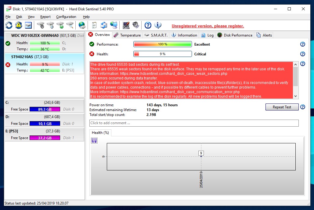 Cara Memperbaiki Health Hardisk Menurun Pakai Hdd Sentinel 100 Reza Nauma Solusi Komputer Ponsel
