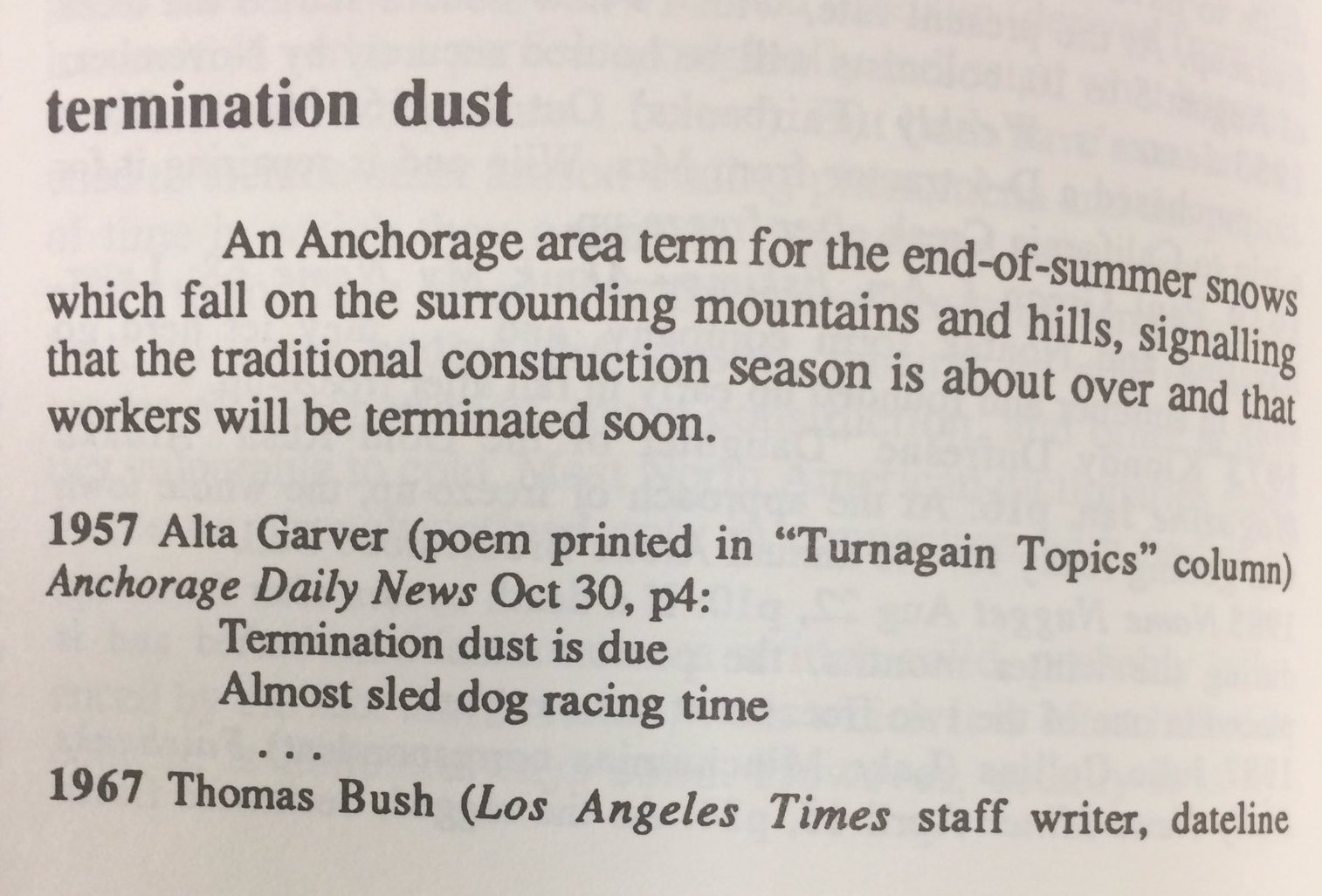 Brian B.'s Climate Blog Anchorage Termination Dust