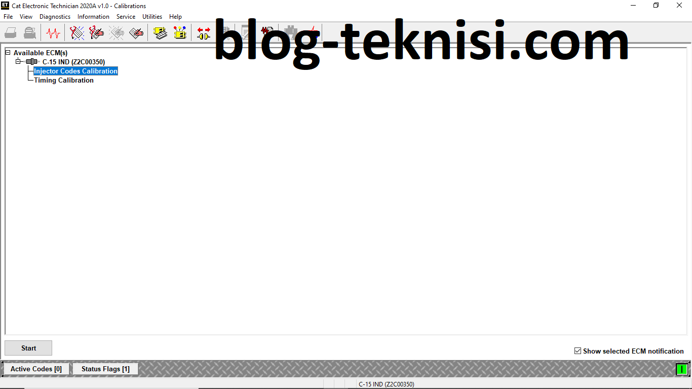 Injector Codes Calibration using Caterpillar ET Software Blog.Teknisi