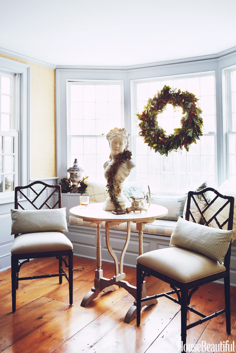 Holiday Inspiration: A Very Southern Christmas in a Connecticut Home Designed by Jenny Wolf Interiors