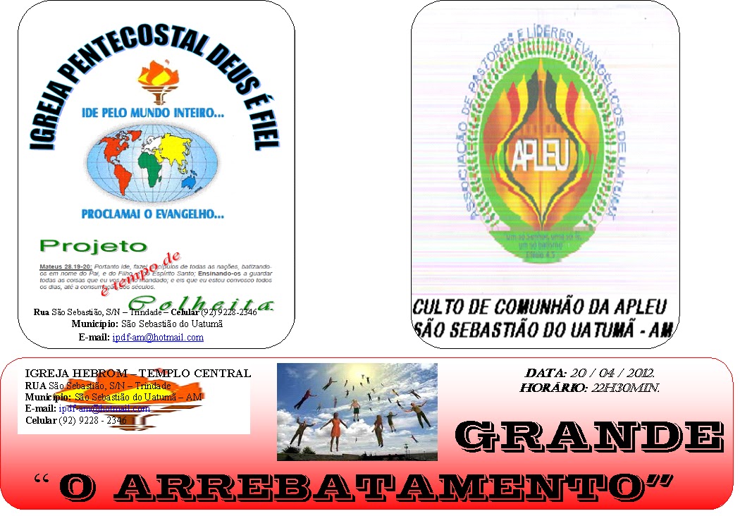 IGREJA PENTECOSTAL DEUS É FIEL NO