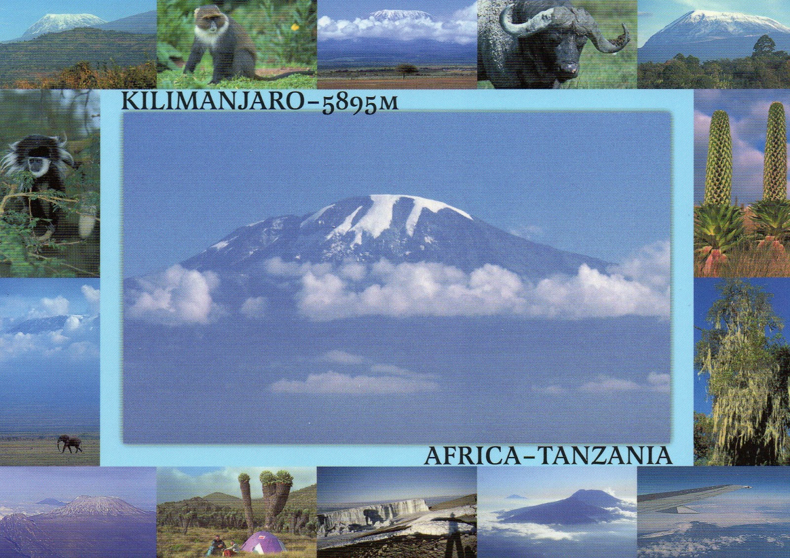UNESCO postcards collection by dannyozzy: Kilimanjaro National Park
