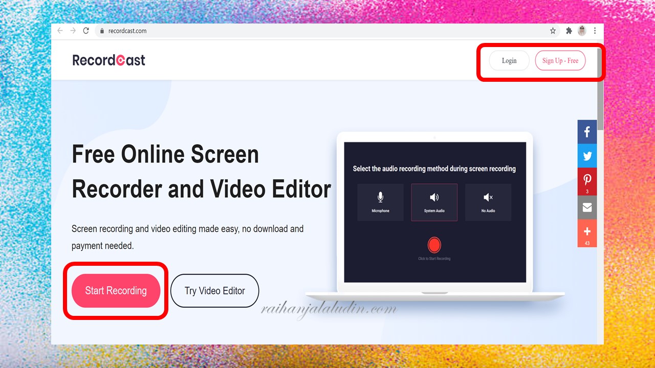 Cara Merekod Skrin Laptop Paling Mudah Raihan Jalaludin's Blog