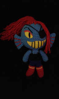 PATRON GRATIS CHIBI UNDYNE | UNDERTALE AMIGURUMI 323361