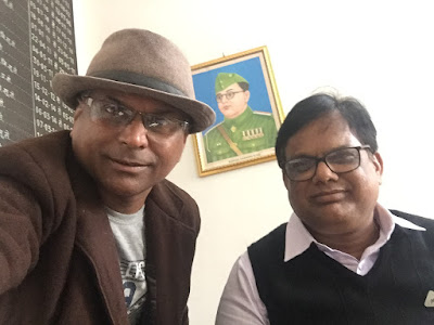 डिप्टी डायरेक्टर ने पत्रकार अंज  को दी बधाई, AnjNewsMedia